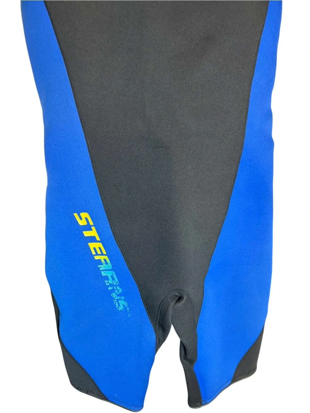 Stearns Shorty Wetsuit Men’s XL Black Blue Neoprene Back Zip Diving Surf
